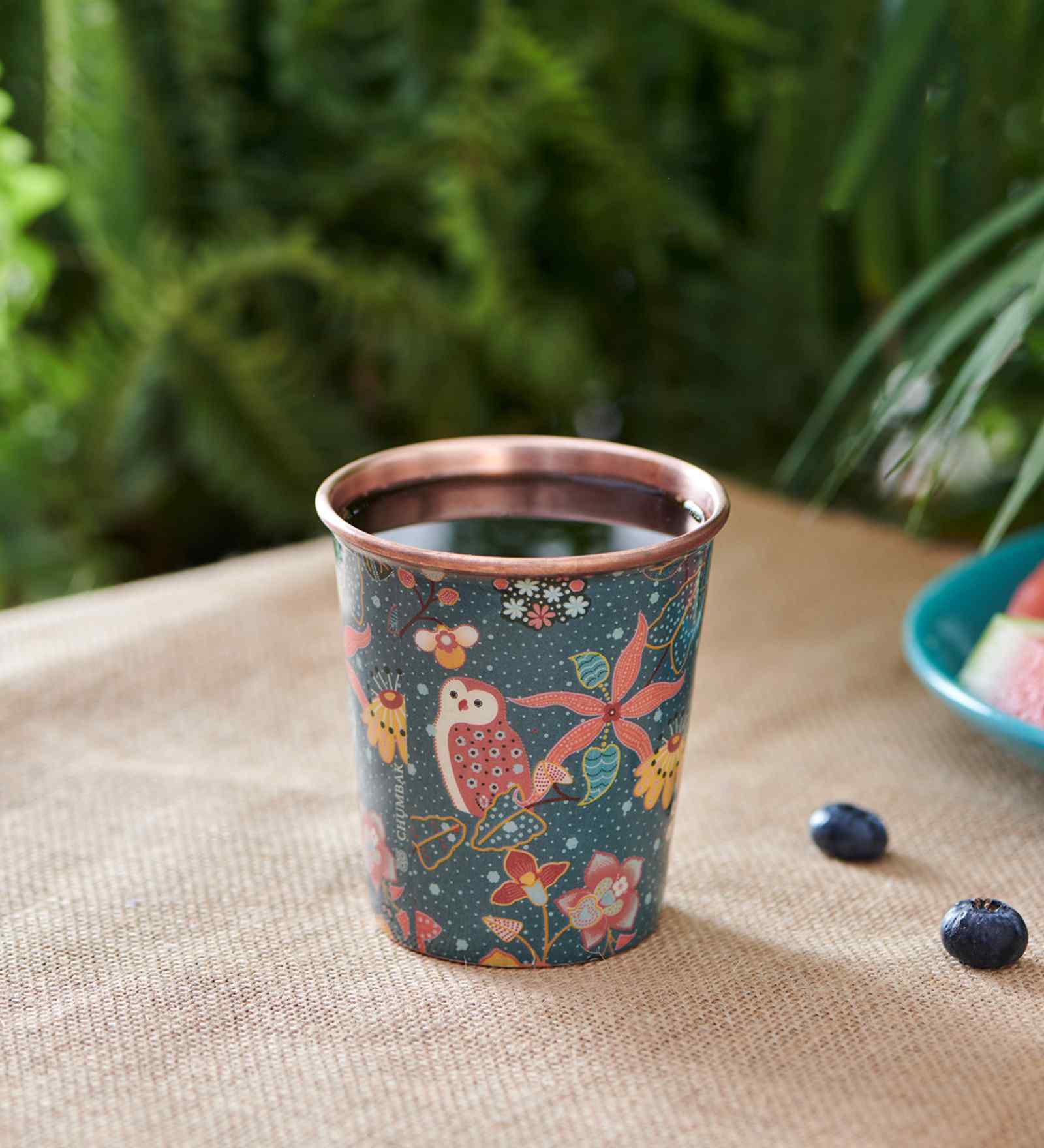 Peranakan Tales, Batik Copper Tumbler | #SingaporeInspired