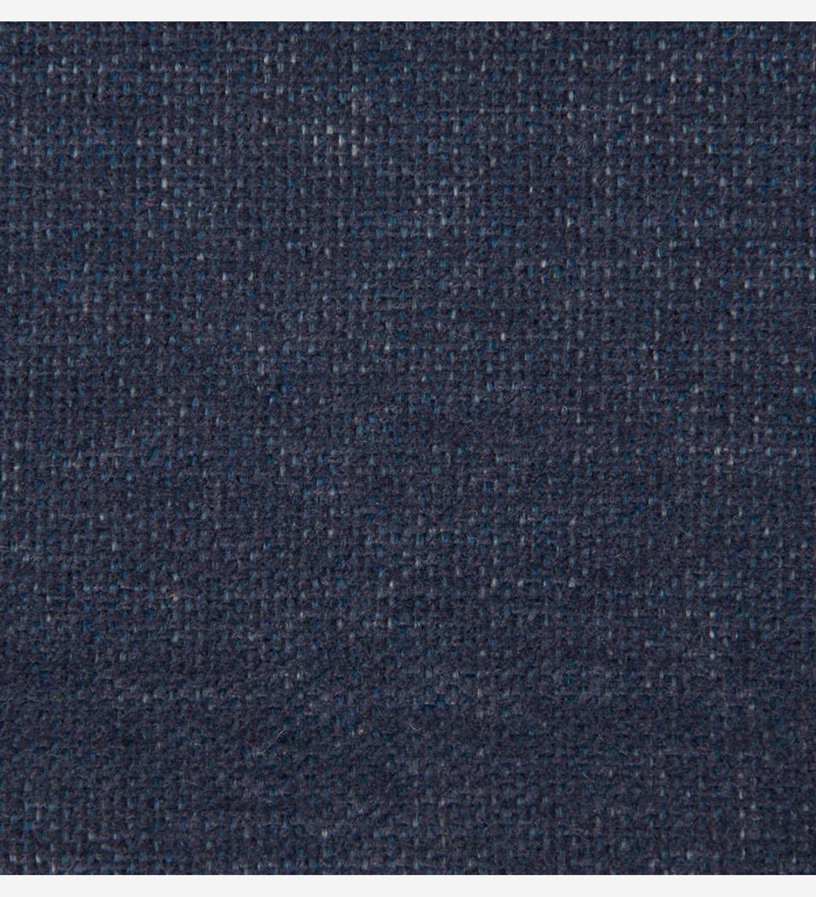 Pescara Chenille Fabric 1 Seater Sofa In Navy Blue Colour