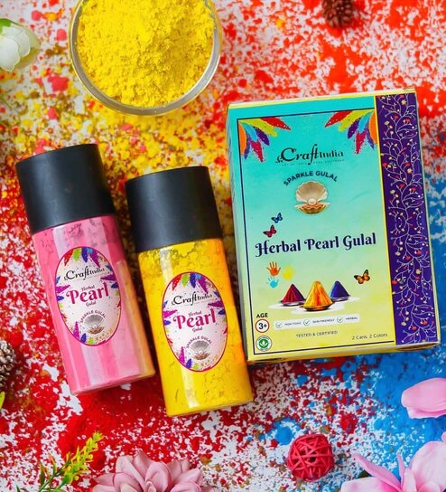 Pearl Herbal Gulal Holi ColoursPack of 2, 80gms