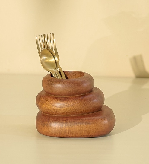 Pebbo Cutlery Holder | Spoon Holder Cutlery jar