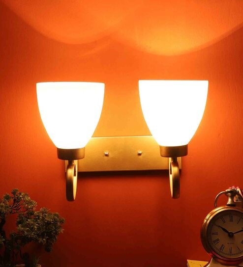 Pellucid Gold Metal Wall Sconces
