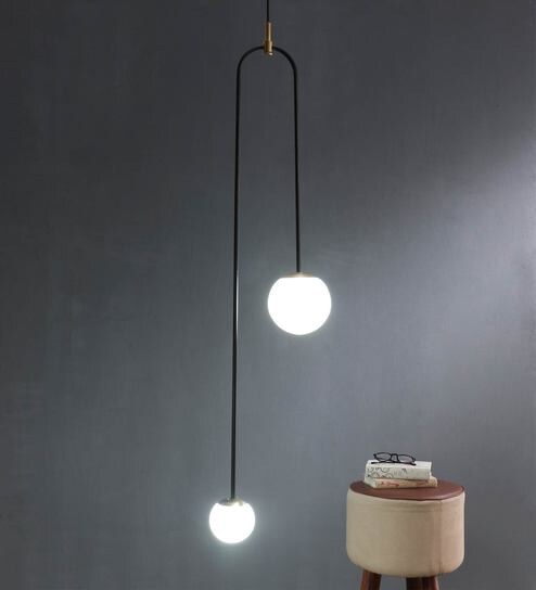 Buy Droplet Black Metal Hanging Lights By Casacraft Online