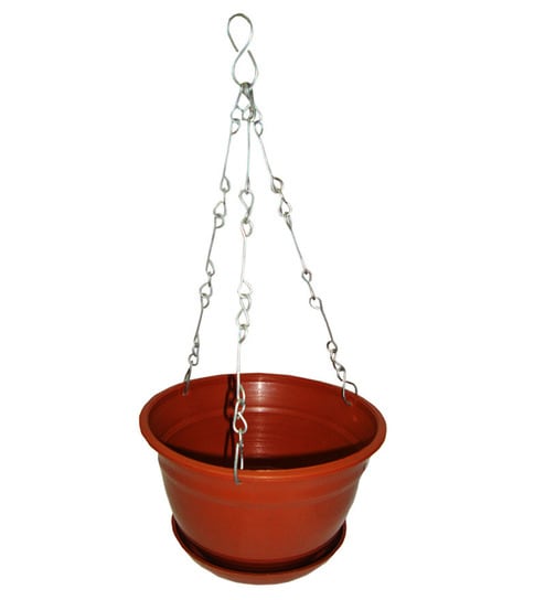 Buy Pepper Agro Brown Hanging Flower Pot Online Gardening Tools