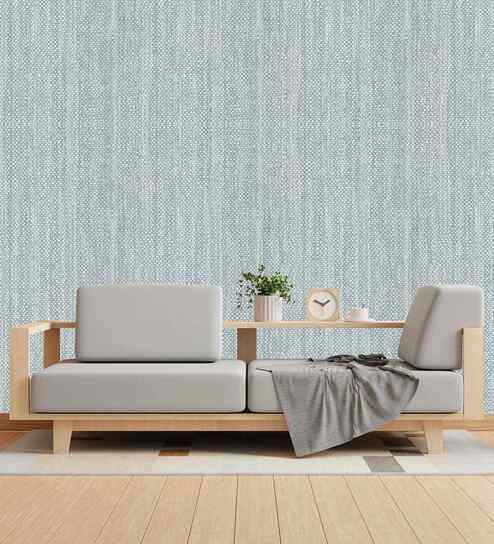 Periglacial Blue Design Subtle Elegance Modern Style Wallpaper