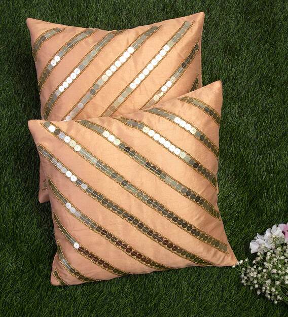 peach cushion covers