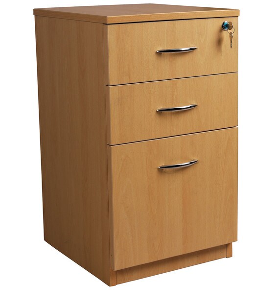 Buy Ivan Pedestal Storage in Natural Finish By Lakdi Online Pedestals