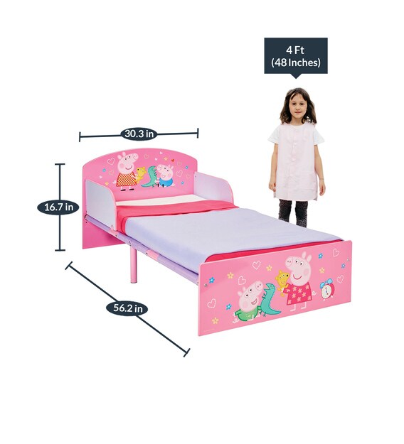 Buy Peppa Pig Toddler Bed by Cot & Candy Online Kids Single Beds