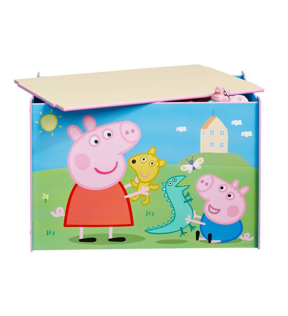 Buy Peppa Pig Storage Box in Blue by Cot & Candy Online - Kids Storage ...