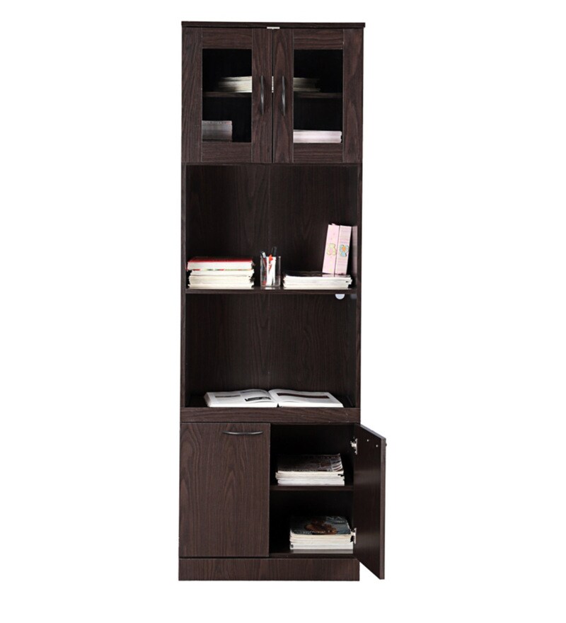Buy Penelope Crockery Unit in Oak Brown Finish by HomeTown Online