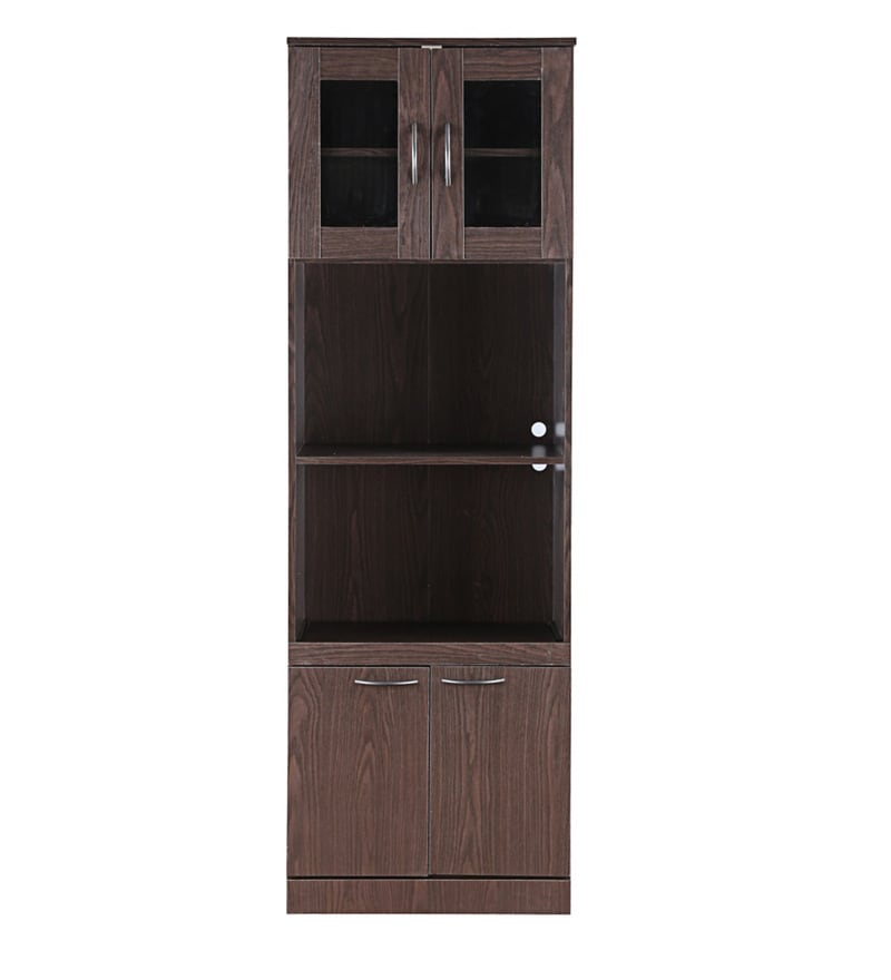 Buy Penelope Crockery Unit in Oak Brown Finish by HomeTown Online