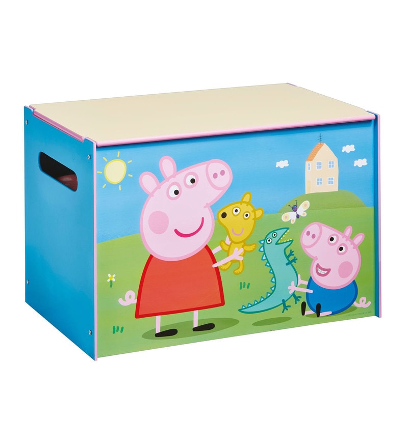 Buy Peppa Pig Storage Box in Blue by Cot & Candy Online Kids Storage