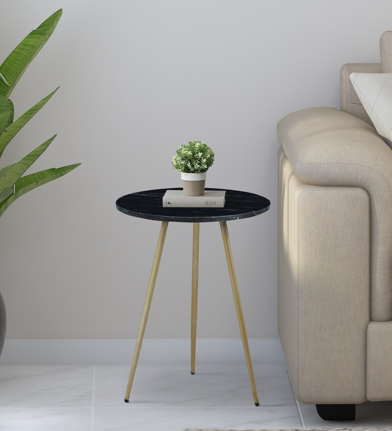 black and gray side table