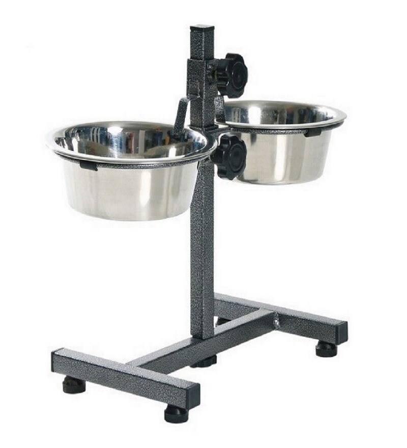 large dog food bowl stand