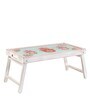 Peaceful Palms Portable Breakfast Table in Ivory Colour