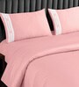 Peach 100% Cotton 5 Pieces Bedding Set Vivid Embroidery Collection