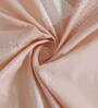 Peach Abstract 180 TC Cotton Single Bedsheet with 1 Pillow Cover