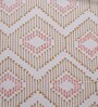 Peach Traditional 210 TC 100% Cotton Single Bed Sized Bed Sheets With 1 Pillow Cover