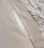 Peach Abstract 400 TC Cotton (Set of 9) Double Bed Bedding Sets