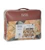 Peach and Grey 100% COTTON Solid 150 GSM King Bed Comforter