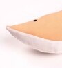Peach Cotton Fish Shaped Cushion