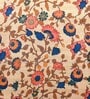 Peach Art Silk Chanderi Textured Floral 16x16 inches Cushion Covers (Set of 2)