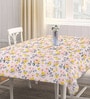 Peach Blended Cotton Floral 72x52 Inches Table linen