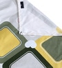 Peach Blended Cotton Geometric 72x52 Inches Table linen