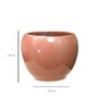 Peach Ceramic Hanging Planter