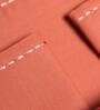 Peach Cotton  (16x 16 )Inch Table Napkins (Set of 6)