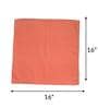 Peach Cotton  (16x 16 )Inch Table Napkins (Set of 6)
