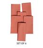 Peach Cotton  (16x 16 )Inch Table Napkins (Set of 6)