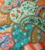 Peach Traditional Cotton 16 x 16 Inches Cushion Cover