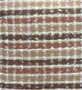 Peach Cotton  Checkered 16x16 inches Cushion Cover