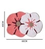 Peach Cotton 16X24 Inches Anti-Skid Bath Mat