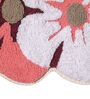 Peach Cotton 16X24 Inches Anti-Skid Bath Mat