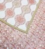 Peach Cotton Abstract 144 TC Single Dohar