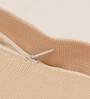 Peach Striped Cotton Blend 22 x 12 Inches Cushion Cover