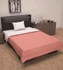 Peach Cotton Patterned 120 GSM Single Bed Dohar