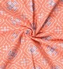 Peach Cotton Patterned 120 GSM Single Bed Dohar