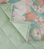 Peach Cotton Polyester Fruit Print 115 GSM Single Bed Quilt