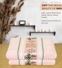 Peach Cotton Printed  460 GSM Bath Towels Pack of 2