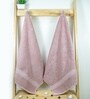 Peach Cotton Solid  500 GSM Bath Towels Pack of 2