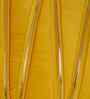 Mustard Cotton Textured 16X16 Inches Cushion Covers (Pack of 2)
