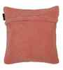 Peach Cotton Solid 16X16 Inches Cushion Covers (Pack of 5)