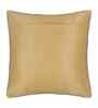 Peach Cotton Textured 16X16 Inches Cushion Covers (Pack of 2)
