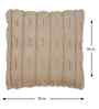 Peach Cotton Textured 16X16 Inches Cushion Covers (Pack of 5)