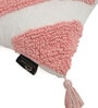 Peach Woven Cotton 16 x 16 Inches Cushion Covers (Set of 2)
