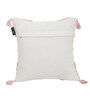 Peach Woven Cotton 16 x 16 Inches Cushion Covers (Set of 2)
