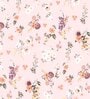 Peach Floral 210 TC Microfiber King Bedsheet With 2 Pillow Covers