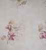 Peach Floral Print 300 TC Cotton Double Bed Sheet with 2 Pillow Covers Sensory Bloom Collection